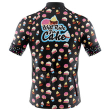 Load image into Gallery viewer, Big and Tall Mens Will Ride For Cake Cycling Jersey