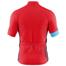 Load image into Gallery viewer, Big and Tall Mens Bezzie Red Cycling Jersey