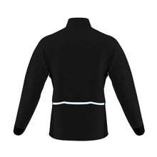 Load image into Gallery viewer, Big and Tall Mens Pack Up Black Wind Water Resistant Cycling Jacket - Fat Lad At The Back