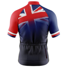 Load image into Gallery viewer, Big and Tall Mens Union Jack Cycling Jersey - Fat Lad At The Back