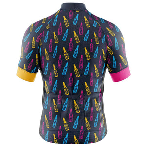 Mens Beers and Bikes Cycling Jersey - Fat Lad At The Back