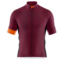 Load image into Gallery viewer, Mens Bezzie Aubergine Cycling Jersey - Fat Lad At The Back