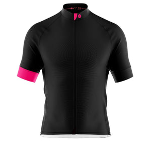 Mens Bezzie Black Cycling Jersey - Fat Lad At The Back