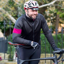 Load image into Gallery viewer, Mens Bezzie Black Tor Winter Cycling Jacket - Fat Lad At The Back
