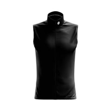Load image into Gallery viewer, Mens Black Windy Cycling Gilet - Fat Lad At The Back