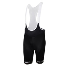 Load image into Gallery viewer, Mens Jewel Padded Cycling Bib Shorts FLAB Text - Fat Lad At The Back