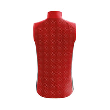 Load image into Gallery viewer, Mens Red Pack Up Cycling Gilet - Fat Lad At The Back