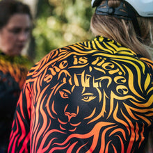Load image into Gallery viewer, Women&#39;s She is Fierce Long Sleeve Cycling Jersey - Fat Lad At The Back