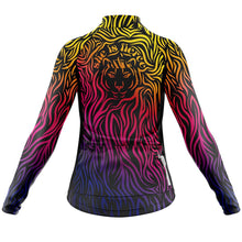 Load image into Gallery viewer, Womens She is Fierce Long Sleeve Cycling Jersey - Fat Lad At The Back