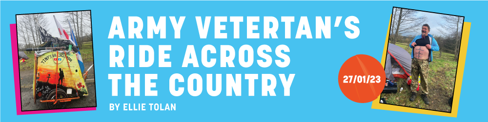 Army Veteran's Staggering Ride Across The Country - Fat Lad At The Back