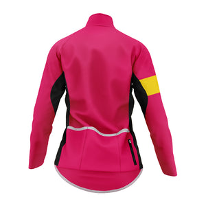 Womens Bezzie Hi Vis Pink Tor Winter Cycling Jacket
