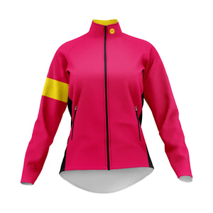 Womens Bezzie Hi Vis Pink Tor Winter Cycling Jacket