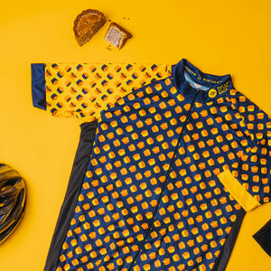 Big and Tall Mens Powered By Pie Cycling Jersey