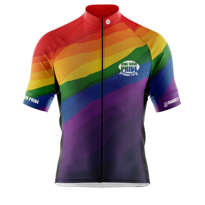 Big And Tall Ride With Pride Cycling Jersey - Fat Lad At The Back
