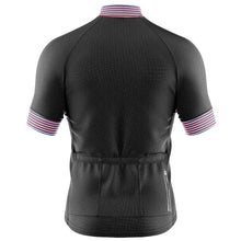 Load image into Gallery viewer, Mens Graphic Black Fleet Cycling Jersey - Fat Lad At The Back