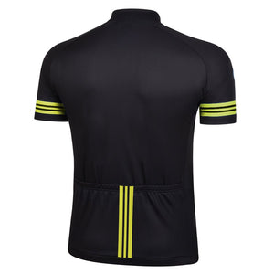 Mens Reet Black Cycling Jersey - Fat Lad At The Back