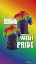 Load image into Gallery viewer, Mens Ride With Pride Cycling Jersey - Fat Lad At The Back