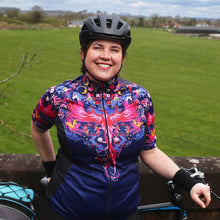 Load image into Gallery viewer, Women&#39;s Cosmic Queen Cycling Jersey - Fat Lad At The Back