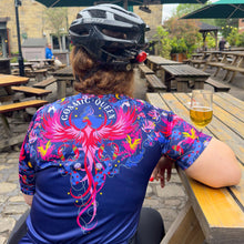 Load image into Gallery viewer, Women&#39;s Cosmic Queen Cycling Jersey - Fat Lad At The Back