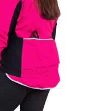 Load image into Gallery viewer, Womens Hi Vis Pink Tor Winter Cycling Jacket - Fat Lad At The Back