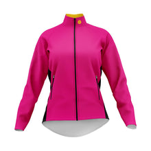 Load image into Gallery viewer, Womens Hi Vis Pink Tor Winter Cycling Jacket - Fat Lad At The Back