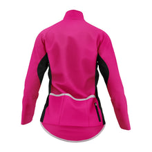 Load image into Gallery viewer, Womens Hi Vis Pink Tor Winter Cycling Jacket - Fat Lad At The Back