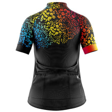 Load image into Gallery viewer, Womens Multicoloured Leopard Cycling Jersey - Fat Lad At The Back