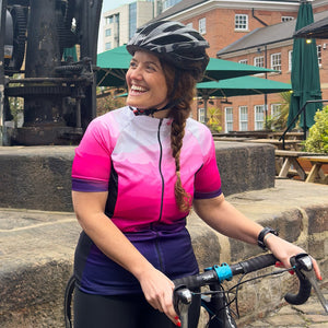 Women's Peaky Pink Cycling Jersey - Fat Lad At The Back