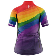 Load image into Gallery viewer, Womens Ride With Pride Cycling Jersey - Fat Lad At The Back