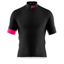 Load image into Gallery viewer, Big and Tall Mens Bezzie Black Cycling Jersey - Fat Lad At The Back