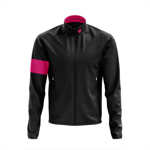Big and Tall Mens Bezzie Black Tor Winter Cycling Jacket - Fat Lad At The Back