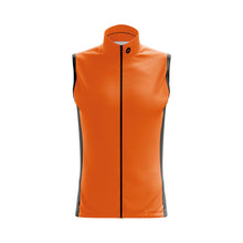 Load image into Gallery viewer, Big and Tall Mens Hi Vis Orange Pack Up Cycling Gilet - Fat Lad At The Back