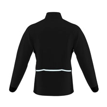 Load image into Gallery viewer, Big and Tall Mens Mizzly Black Wind Water Resistant Cycling Jacket - Fat Lad At The Back