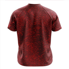 Load image into Gallery viewer, Big and Tall Mens MTB Jersey Camo Red - Fat Lad At The Back