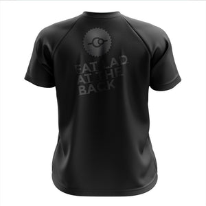 Big and Tall Mens MTB Jersey in FLAB Black - Fat Lad At The Back