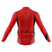Load image into Gallery viewer, Big and Tall Mens Red Geezer Long Sleeve Cycling Jersey - Fat Lad At The Back