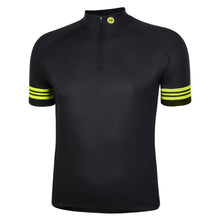 Load image into Gallery viewer, Big and Tall Mens Reet Black Cycling Jersey - Fat Lad At The Back