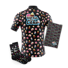 Load image into Gallery viewer, Big and Tall Mens Will Ride For Cake Cycling Jersey - Fat Lad At The Back