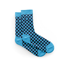Load image into Gallery viewer, Blue Racer Cycling Socks - Fat Lad At The Back