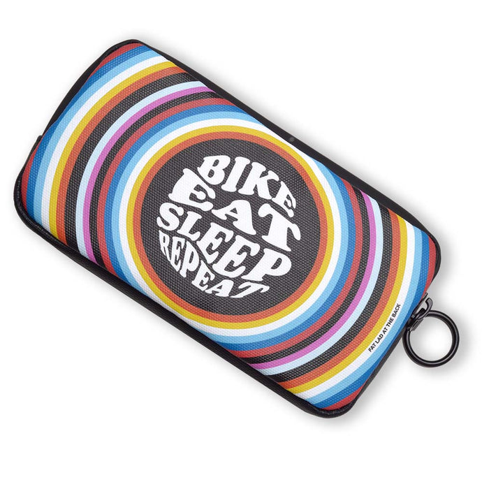 Eat Sleep Bike Repeat Cycling Wallet - Fat Lad At The Back