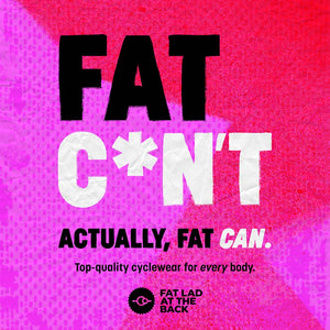 FREE Fat Can't Stickers - Fat Lad At The Back