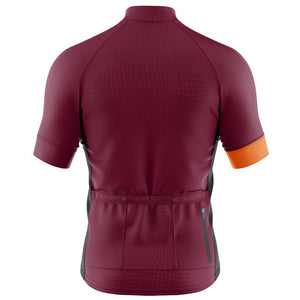 Mens Bezzie Aubergine Cycling Jersey - Fat Lad At The Back