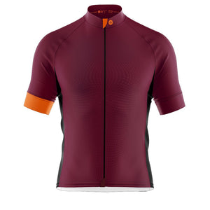 Mens Bezzie Aubergine Cycling Jersey - Fat Lad At The Back