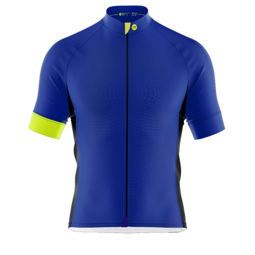 Mens Bezzie Blue Cycling Jersey - Fat Lad At The Back