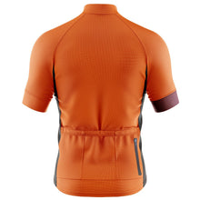 Load image into Gallery viewer, Mens Bezzie Orange Cycling Jersey - Fat Lad At The Back