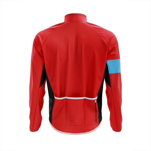 Mens Bezzie Red Tor Winter Cycling Jacket - Fat Lad At The Back