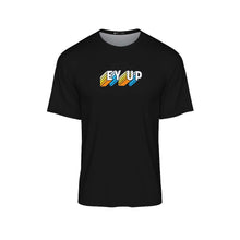 Load image into Gallery viewer, Mens Black Ey Up Tech T-Shirt - Fat Lad At The Back