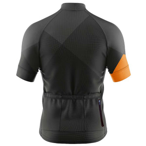 Mens Black Geezer Cycling Jersey - Fat Lad At The Back