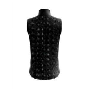 Mens Black Pack Up Cycling Gilet - Fat Lad At The Back