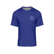 Load image into Gallery viewer, Mens Blue Contour Tech T-Shirt - Fat Lad At The Back